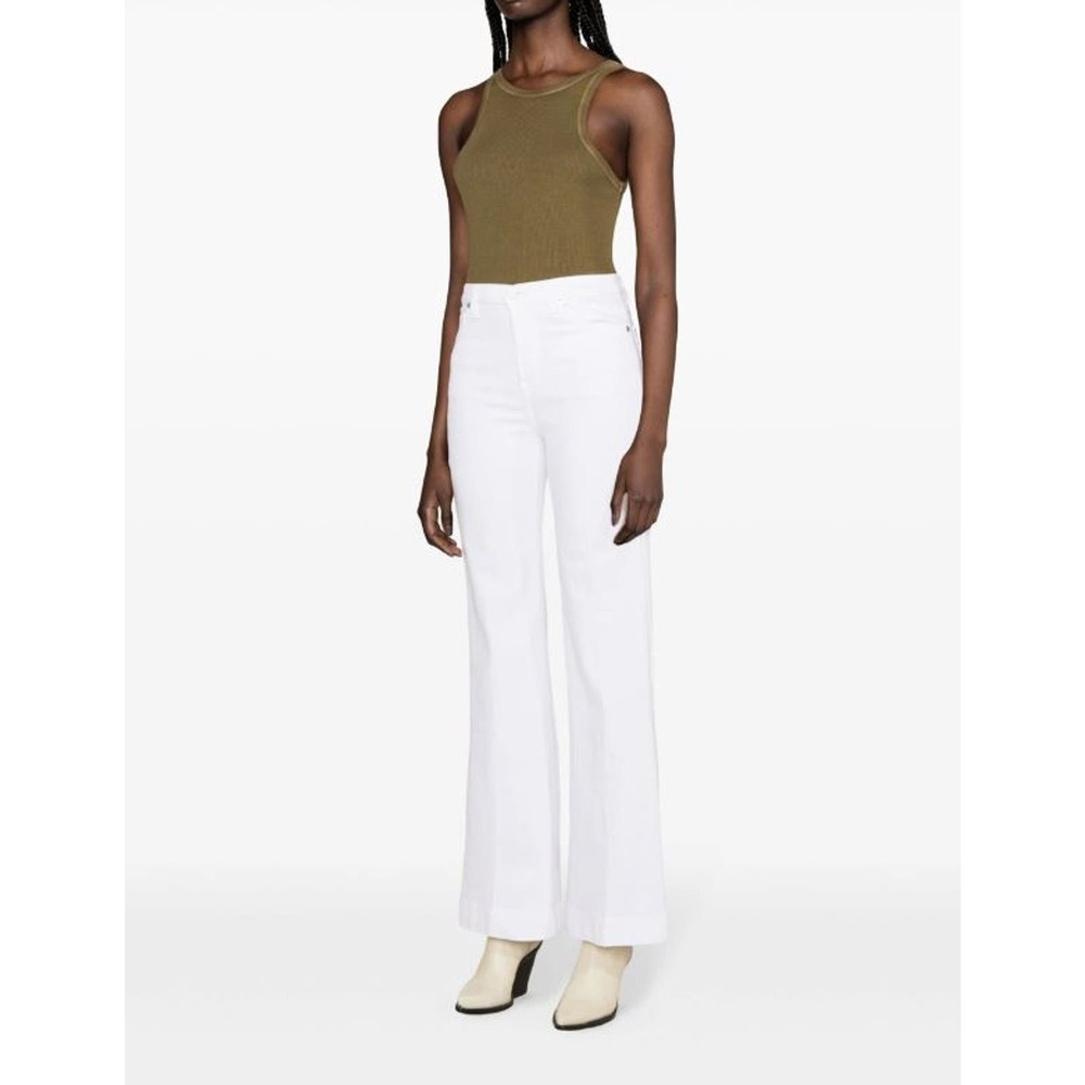 NWT! 7 For All Mankind WOMEN Modern Dojo flared jeans‎ WHITE/ 31